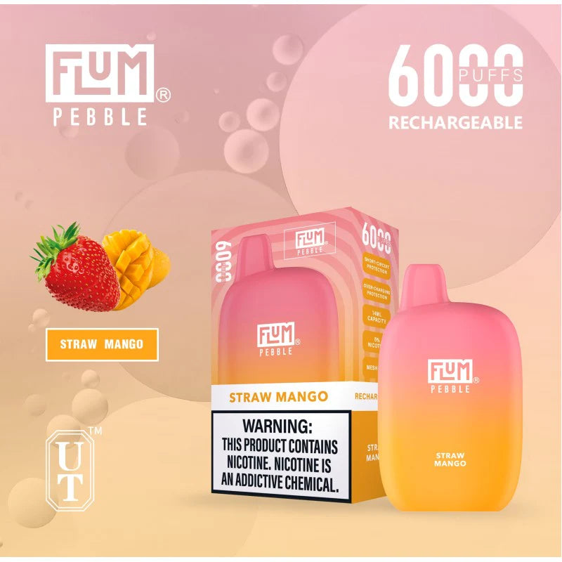 Flum pebble-straw mango 6000