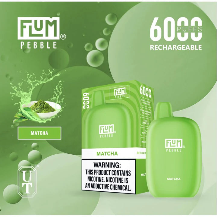 Flum pebble-matcha 6000