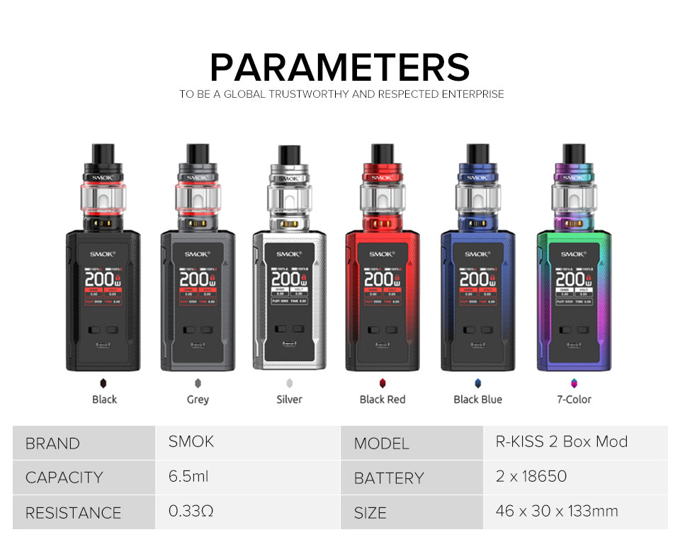 SMOK R-KISS 2 200W STARTER KIT